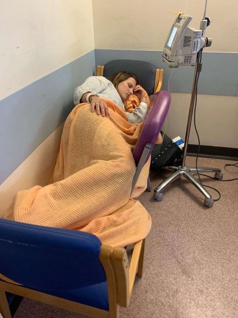 Ella was hospitalised on her 27th birthday