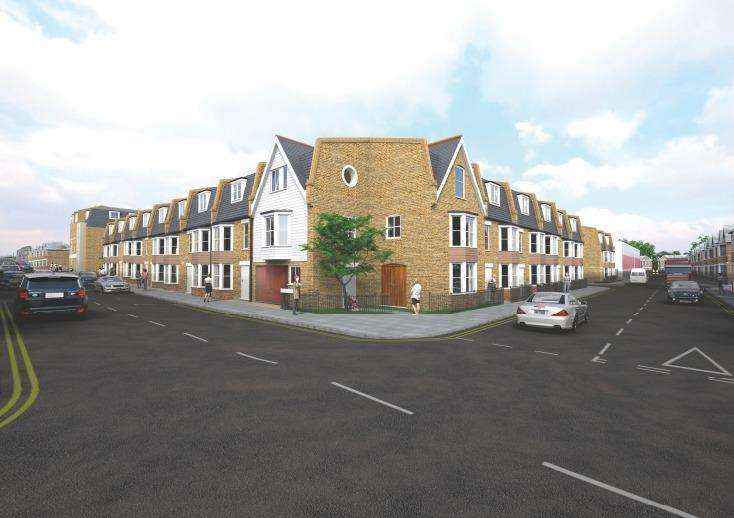 Artist's impression of the proposed development