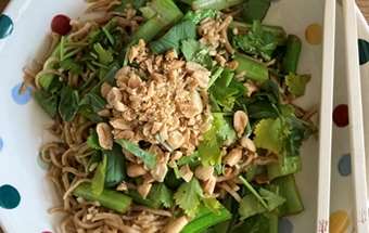 Uyen Luu: Fried Noodles and Greens