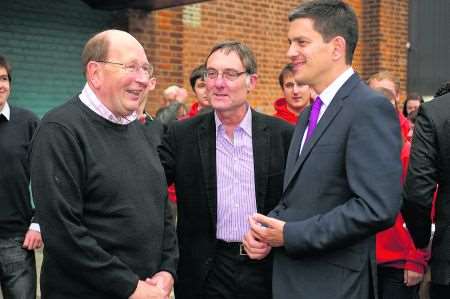 David Miliband visits Canterbury