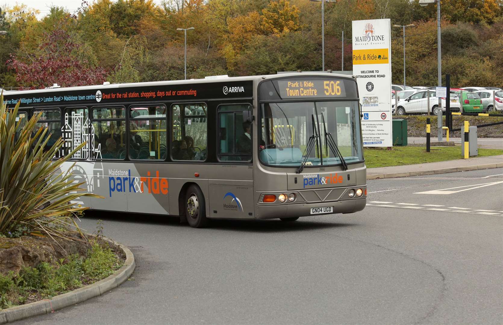 The Sittingbourne Road Park and Ride service stopped running in 2016 and the land is near where the new M&S stands at Eclipse Park Picture: Martin Apps
