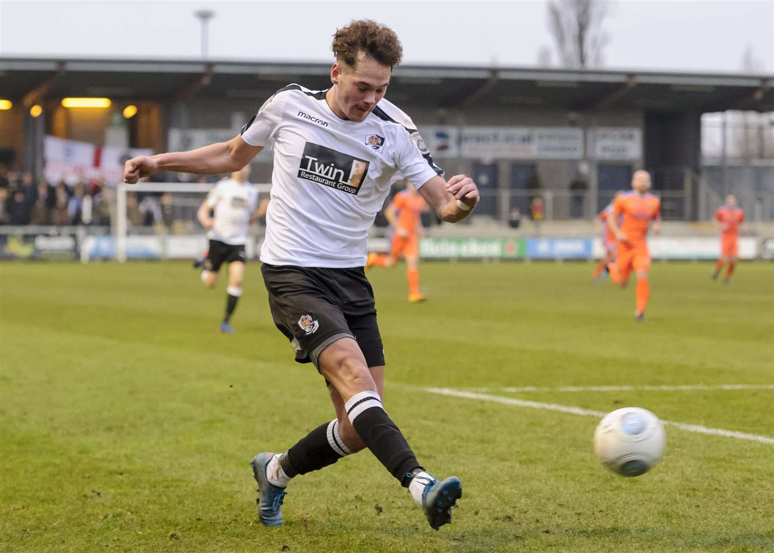 Alfie Pavey in action for Dartford Picture: Andy Payton