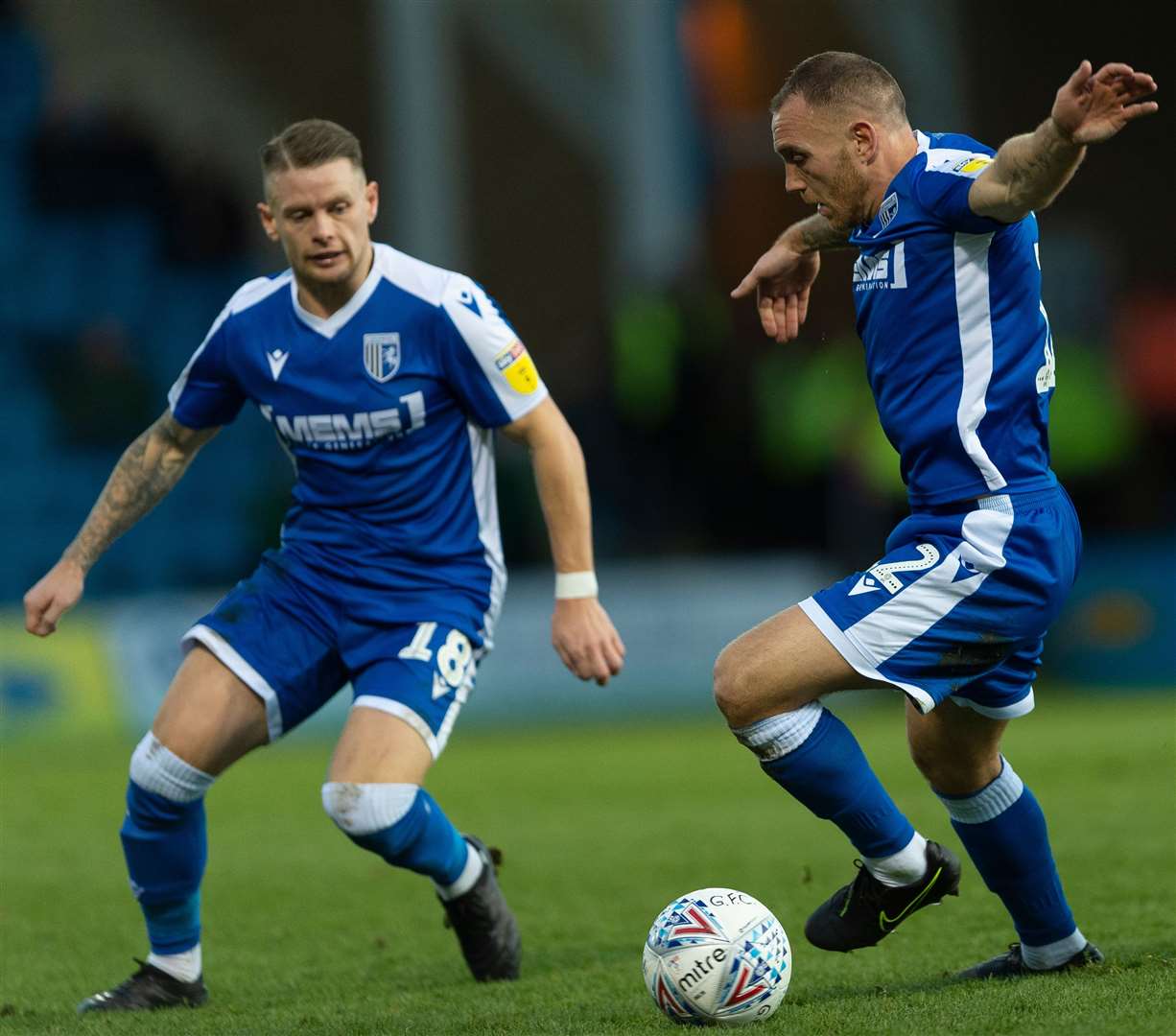 Barry Fuller, right, says Gills could have been more ruthless against Burton Albion Picture: Ady Kerry