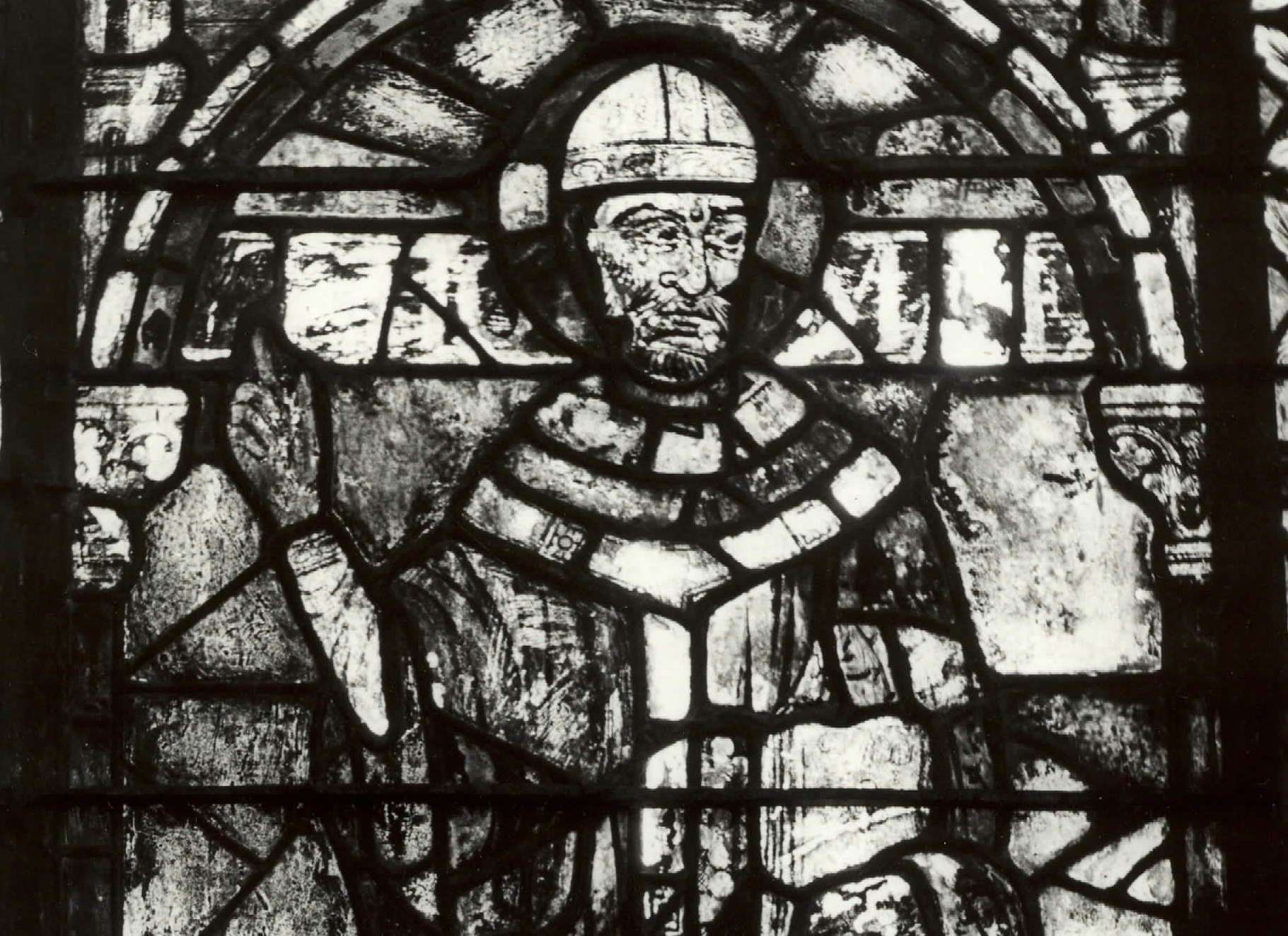 Thomas Becket, immortalised in stained glass at Canterbury Cathedral