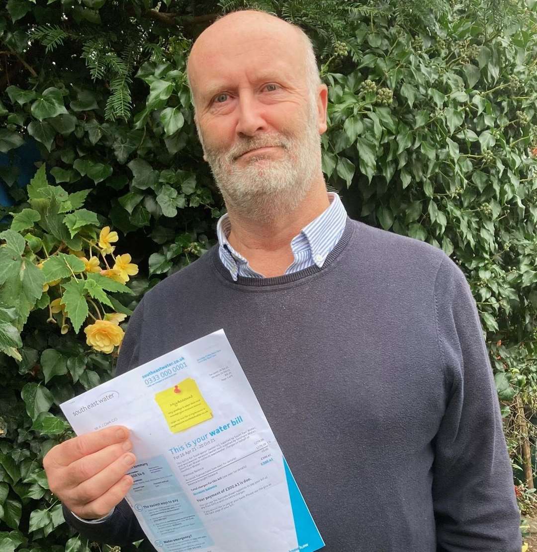 Canterbury City Councillor Ashley Clark has refused to pay the Southern Water portion of his bill, while still paying South East Water, which issues a joint bill on behalf of both firms