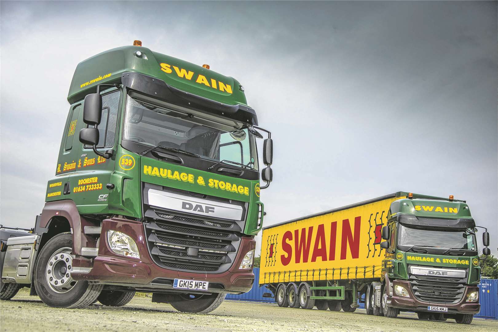 The Swain Group has more than 450 vehicles