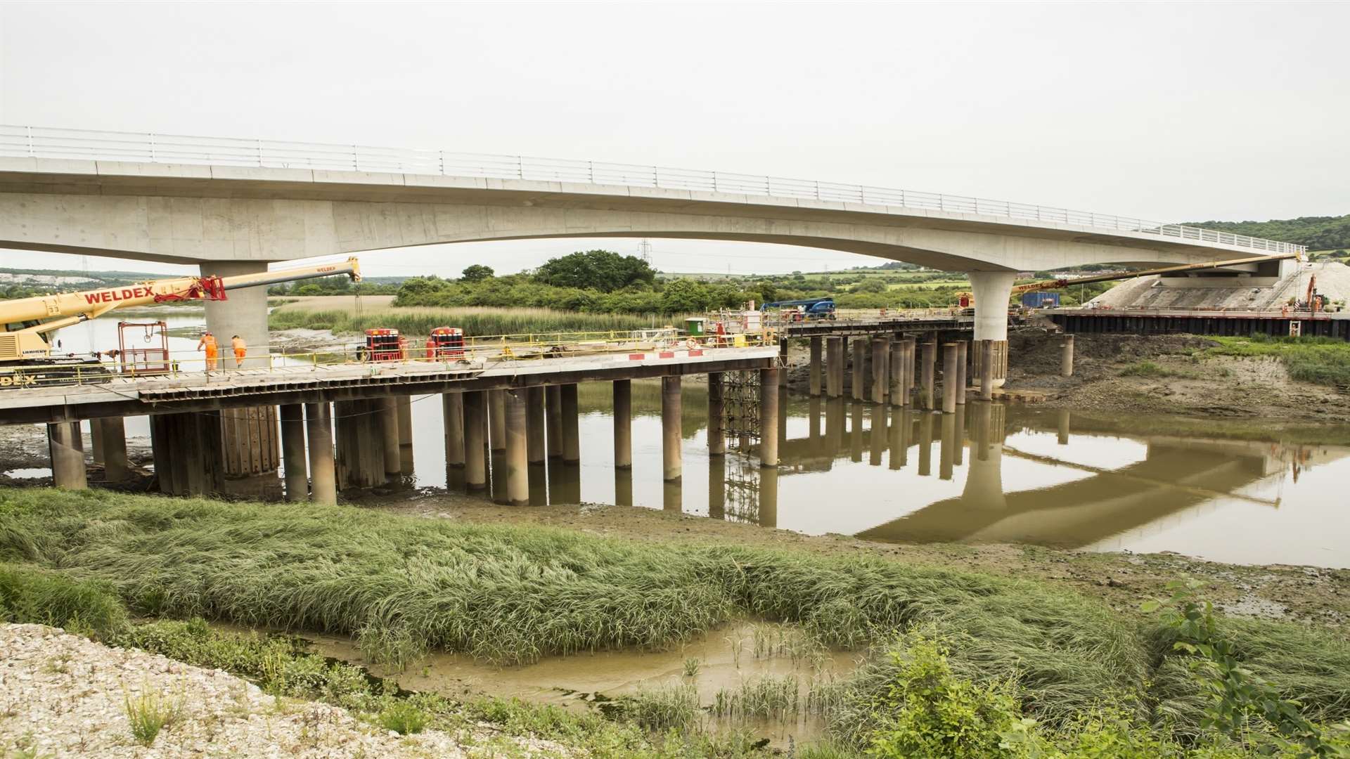 The new bridge over the River Medway opens today