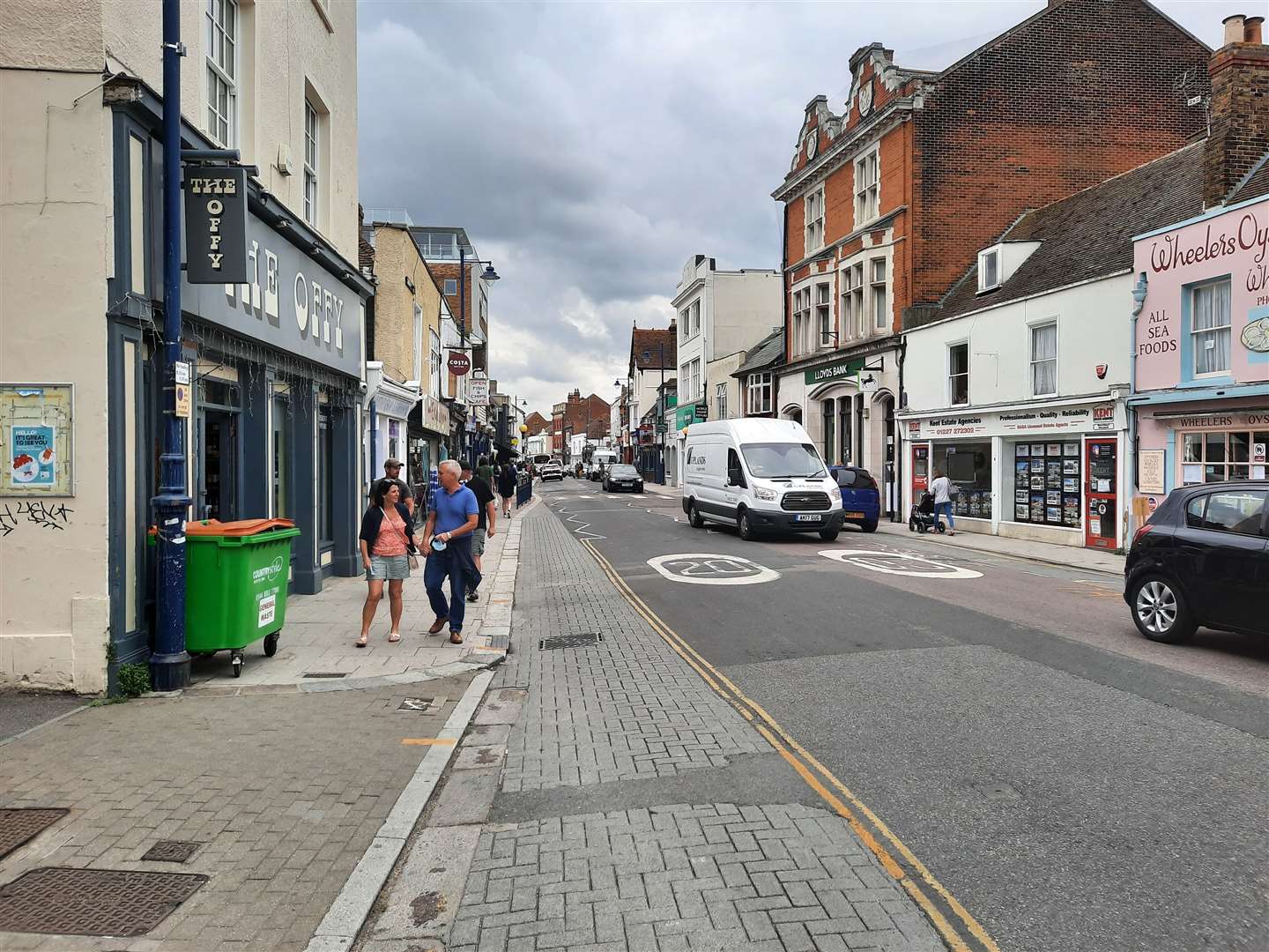 The incident happened in Whitstable High Street