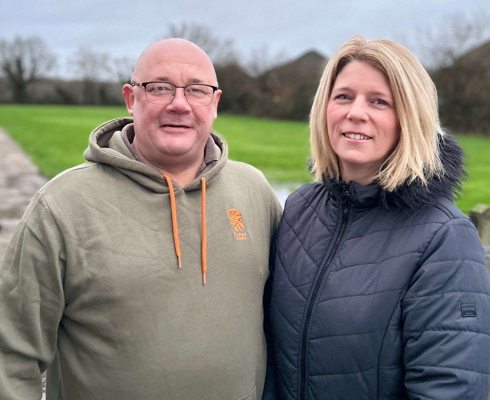 Warren and Lynn Hyder are behind the plans for six luxury glamping pods at their property in Shadoxhurst