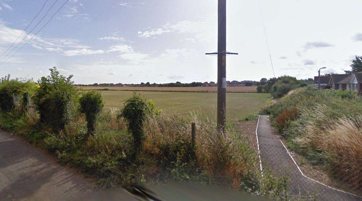 Fields off Frognal Lane, Teynham, are to be developed for housing