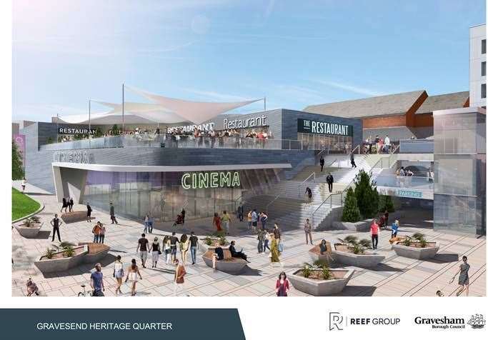 An artist's impression of Reef's vision for St George's Shopping Centre.