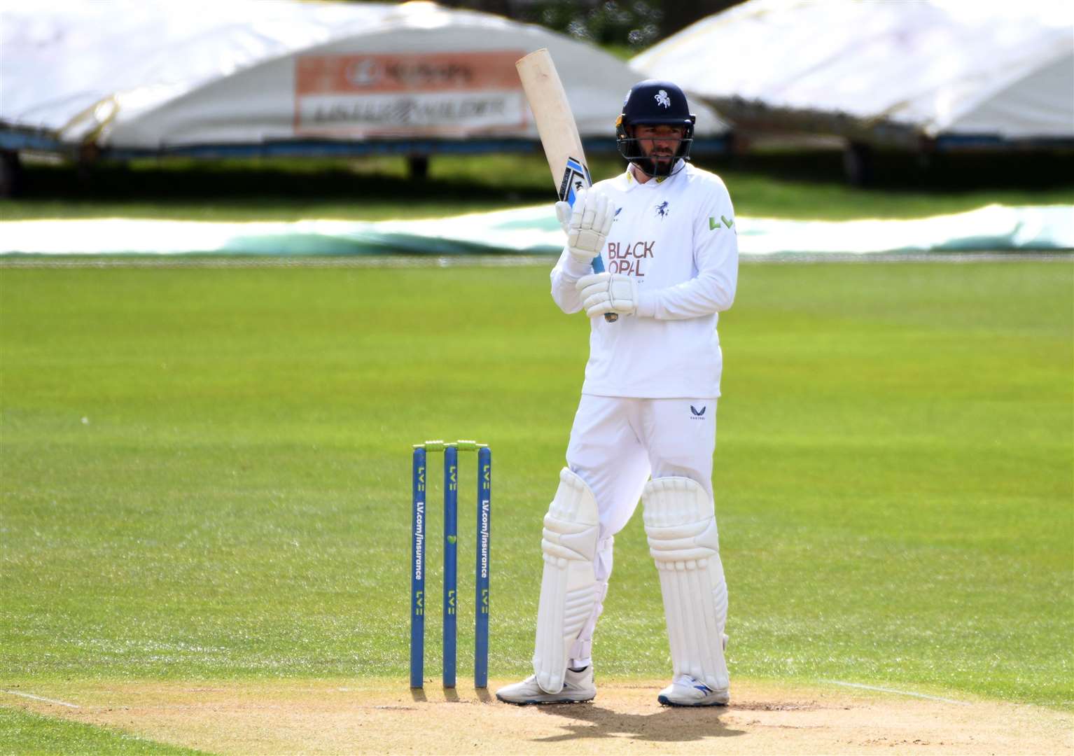 Jack Leaning has been named as Kent's County Championship captain at the start of the season but misses the trip to Essex through injury. Picture: Barry Goodwin