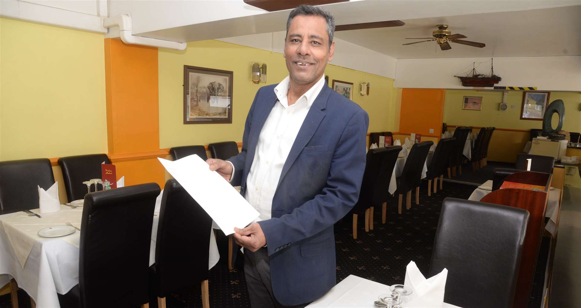Shiper Karim says he and his brother want to win back the public's trust at the refurbished Tandoor Mahal restaraunt in Medway Street, Maidstone. Picture: Chris Davey (30763894)