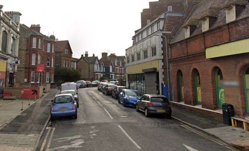 A man was stabbed in the back in Cliftonville Avenue, Margate. Picture: Google