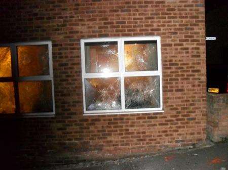 A gang of 20-strong thugs smashed Barry and Sue Clark's windows in a mob attack