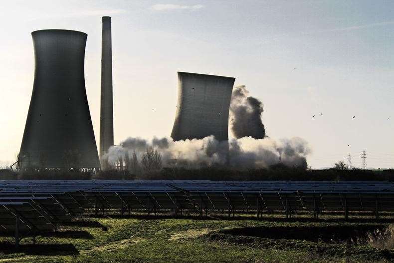 Tony Cole captured the final moments of the power station