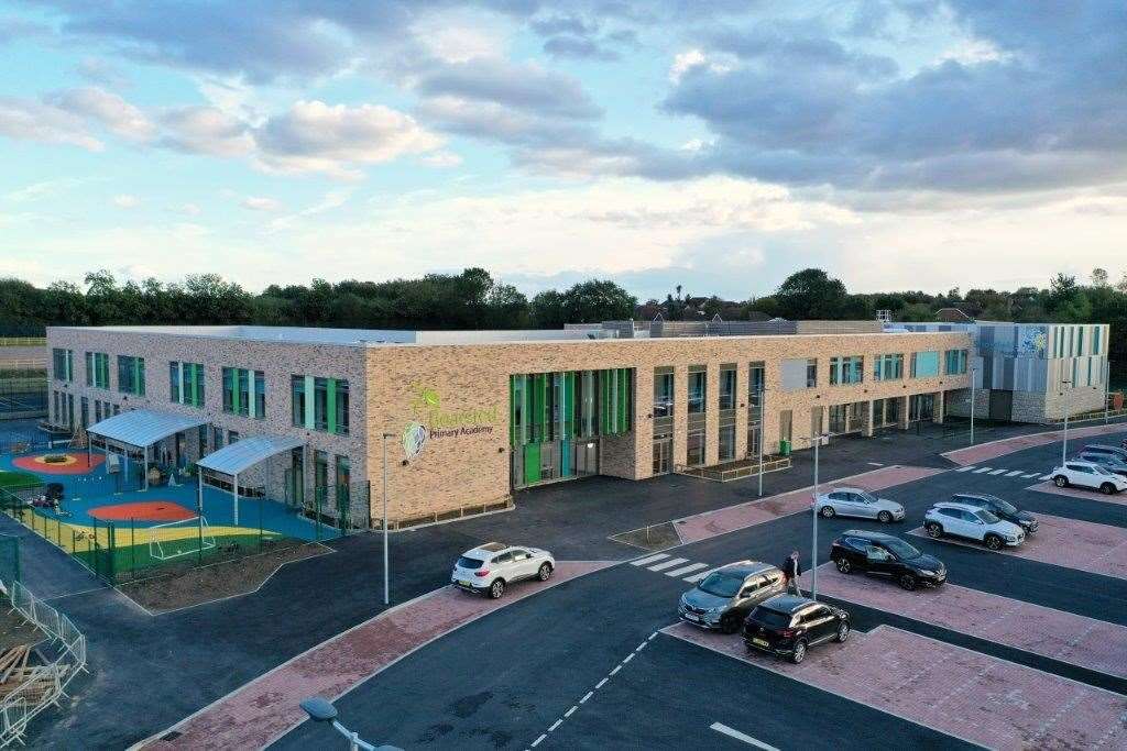 The school is located in Popesfield Way, in Weavering, near Maidstone