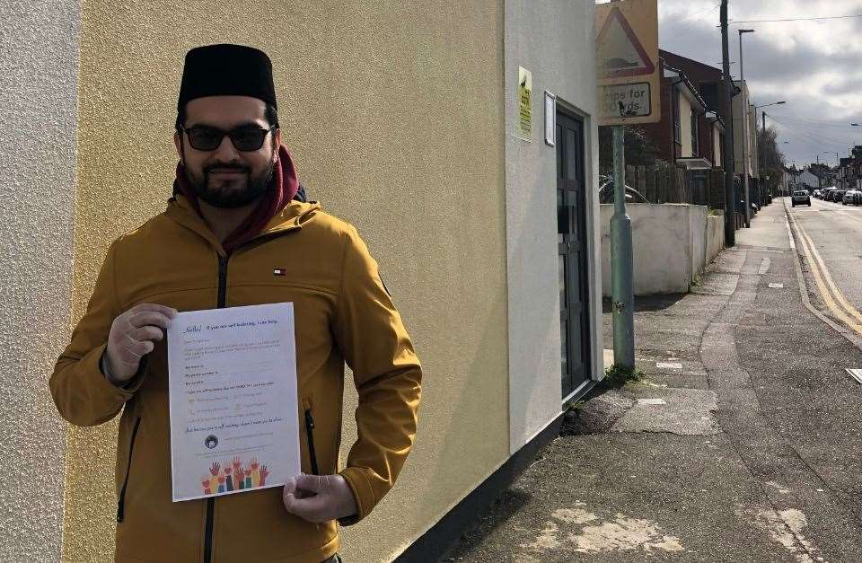 Safeer is one of many in Gillingham's Muslim community helping people