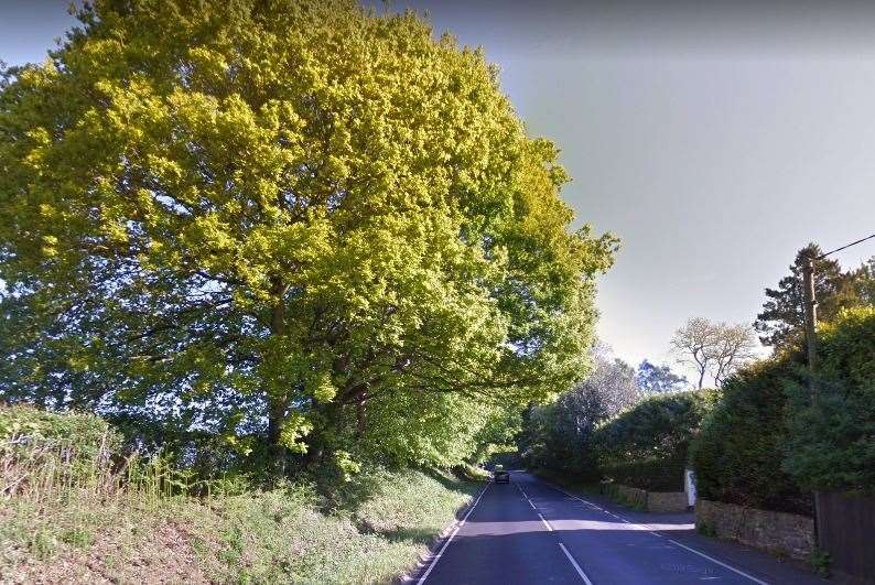Police are appealing for witnesses to the crash which happened on the A267 at Frant. Photo: Google Images