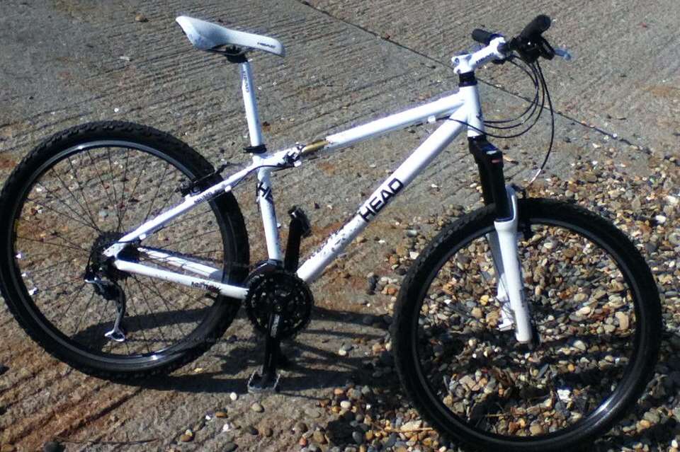 Caz White's bike, which was stolen from her Sheerness garage