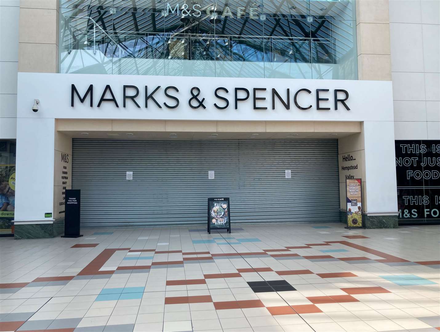 M&S at Hempstead Valley has reopened after two days of power failures