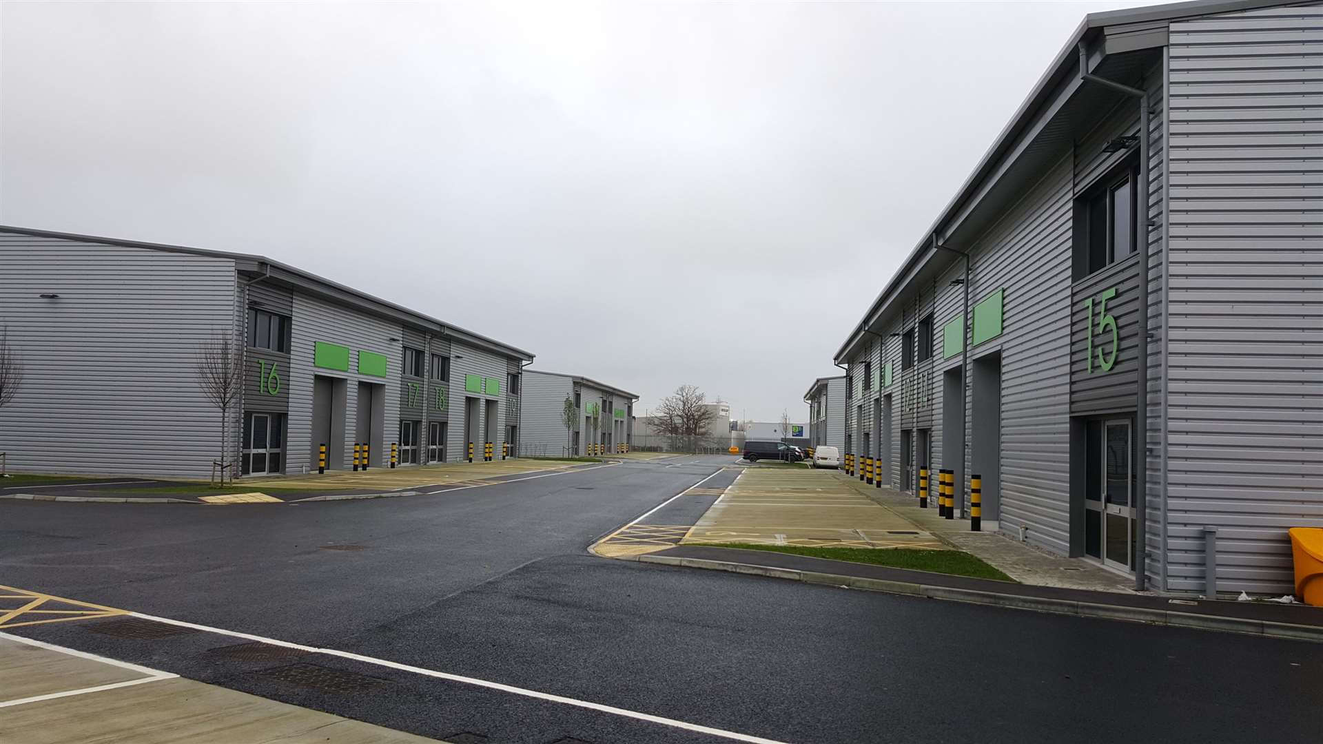 The business park officially opened last year
