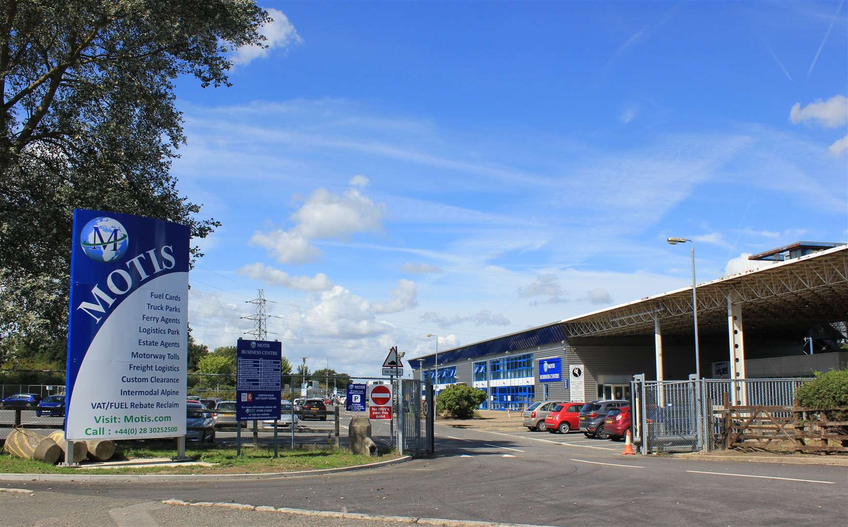Officers recommend rejection of a truck stop at Motis Business Centre in Folkestone. Pictures: Motis