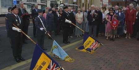 A ceremony at Tunbridge Wells - one of many across the county