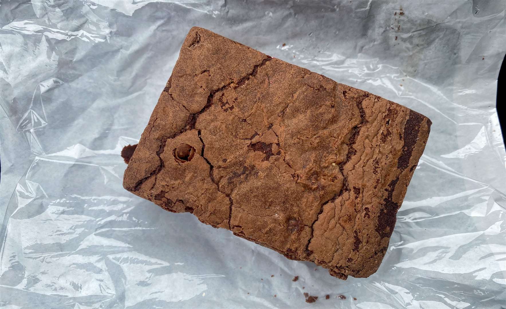 The brownie was disappointing and in all honesty we could've done without it. Picture: Sam Lawrie