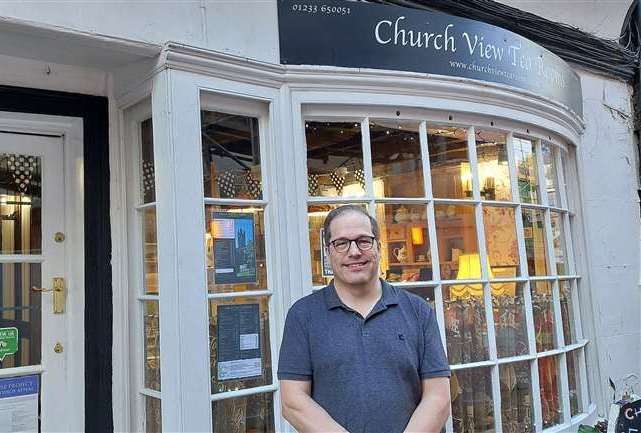Trevor Cook ran the Church View Tea Rooms in Ashford for eight years. Picture: Trevor Cook