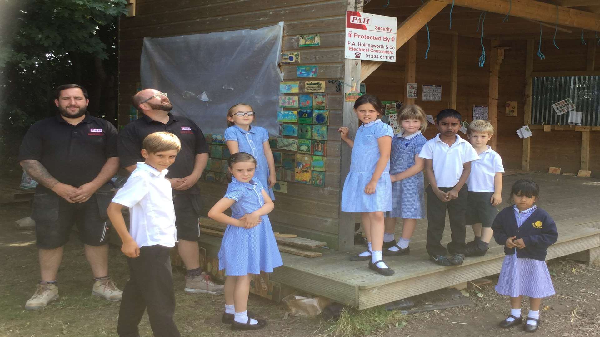 Sandown Primary School's Green Zone is now equipped with cameras thanks to PAH