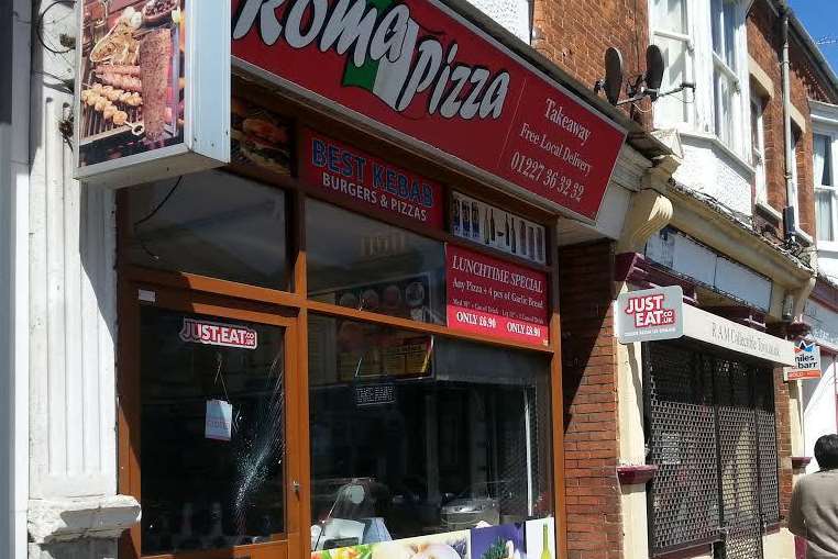Roma Pizza in High Street, Herne Bay