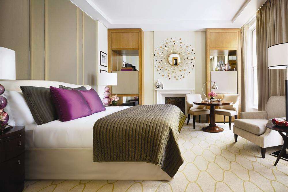 One of the stunning rooms at Corinthia Hotel, London.