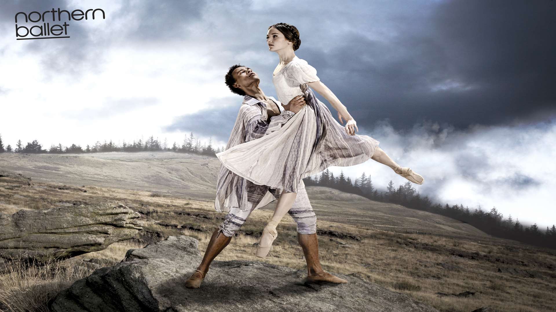 Dreda Blow and Isaac Lee-Baker in Jane Eyre.