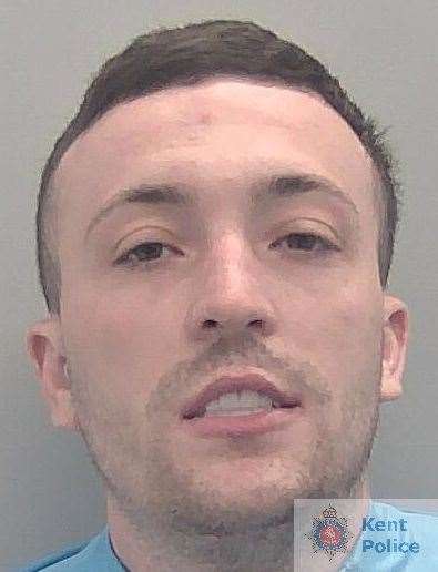 Andrew Saunders has been jailed for two years and six months. Picture: Kent Police