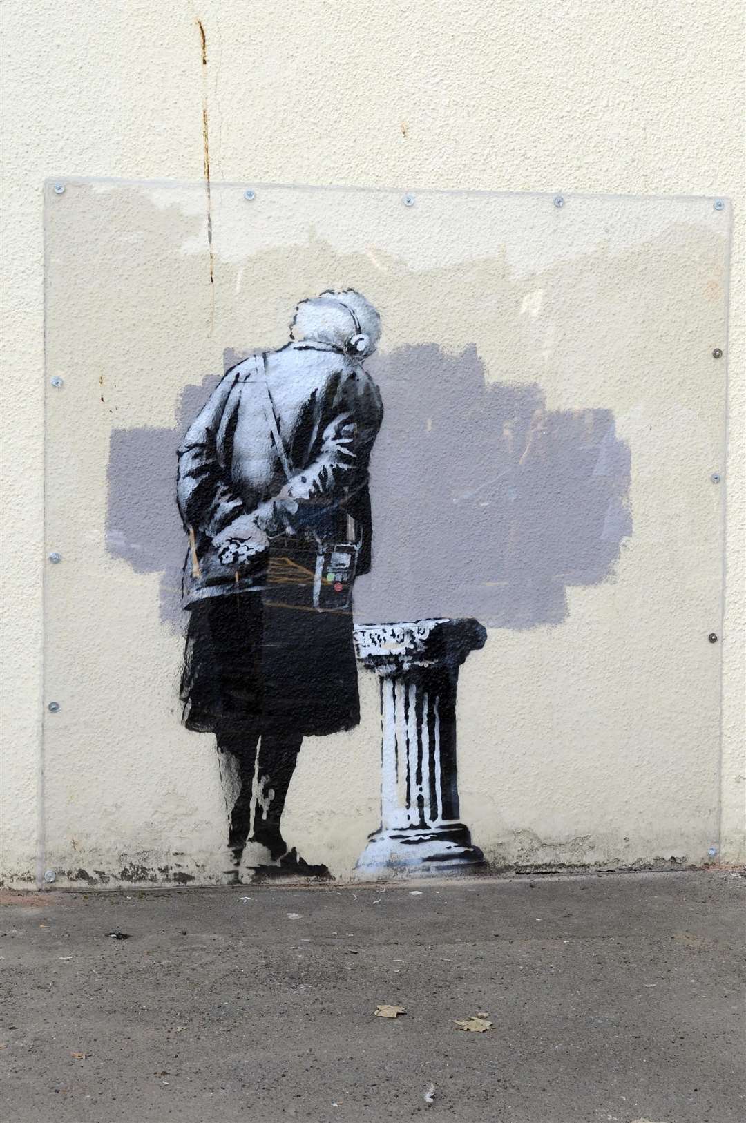 Art Buff in Folkestone by Banksy - currently sat in a box somewhere