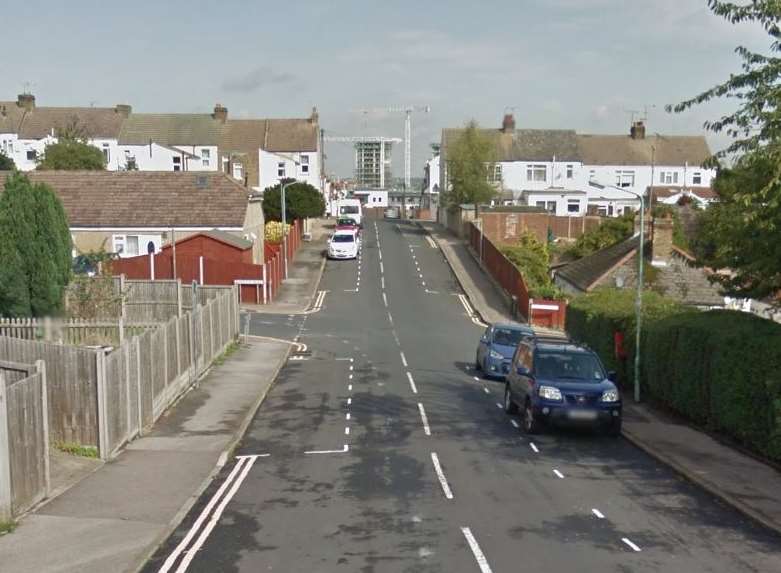 One of the incidents happened in Garfield Road, Gillingham. Picture: Google.