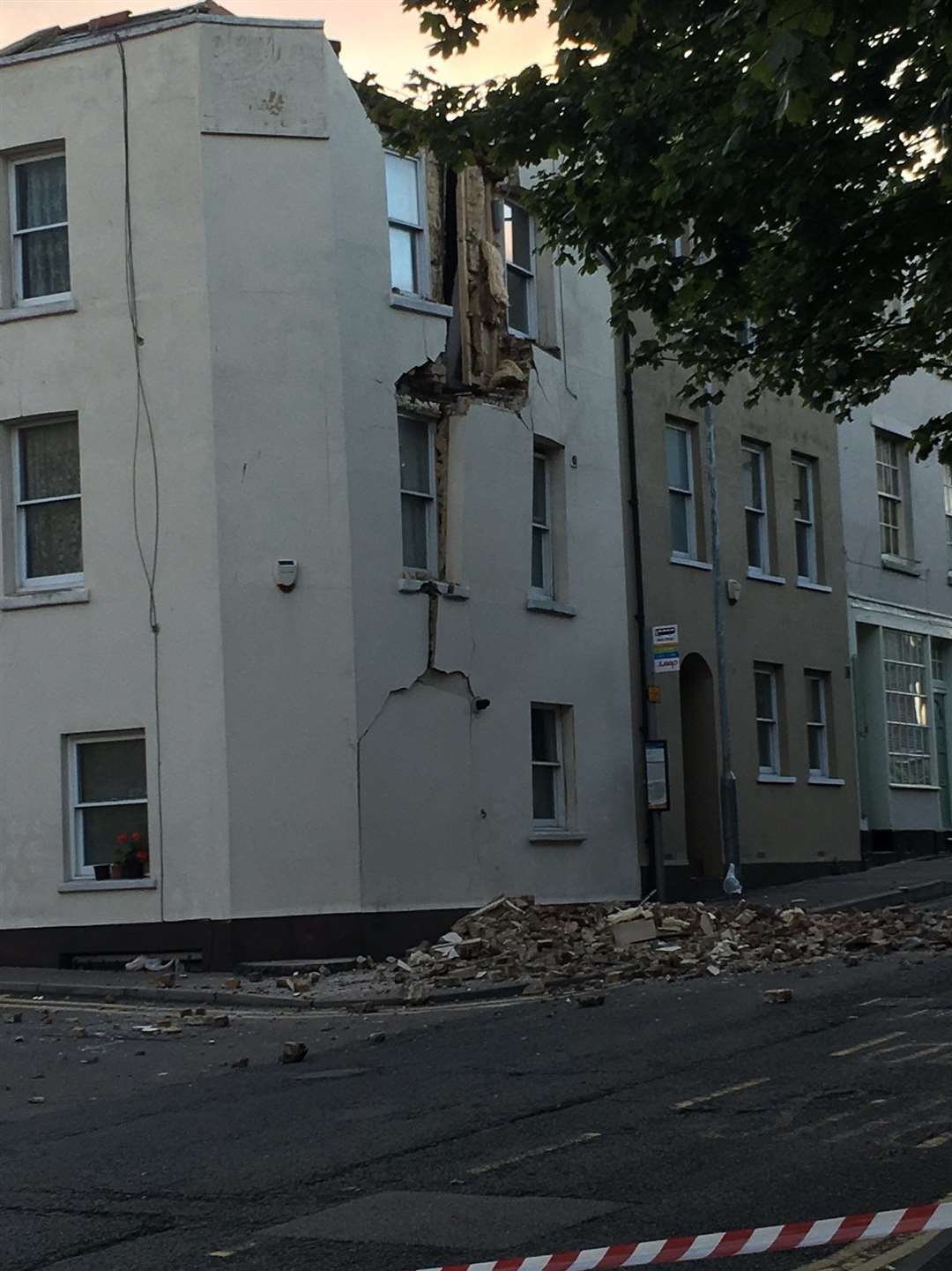 Building collapses in Ramsgate. Picture: David Gravener