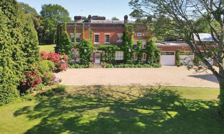 The house is surrounded by parkland and Kentish countryside. Picture: Savills