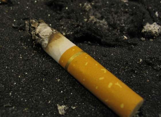 A cigarette butt. Picture: Thinkstock
