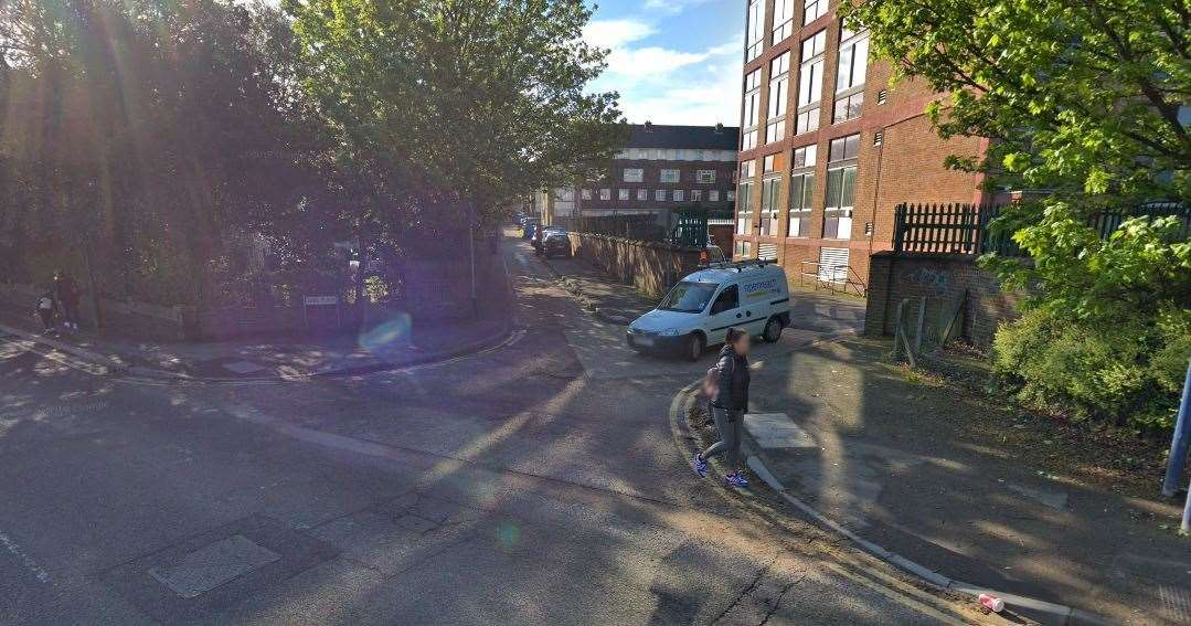 Police were seen at Park Place, in Gravesend, near Ordnance Road today. Picture: Google Maps (8670745)