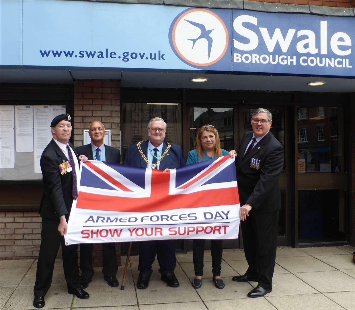 Sittingbourne has two processions on Armed Forces Day