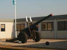 Artillery piece at MoD Shoeburyness