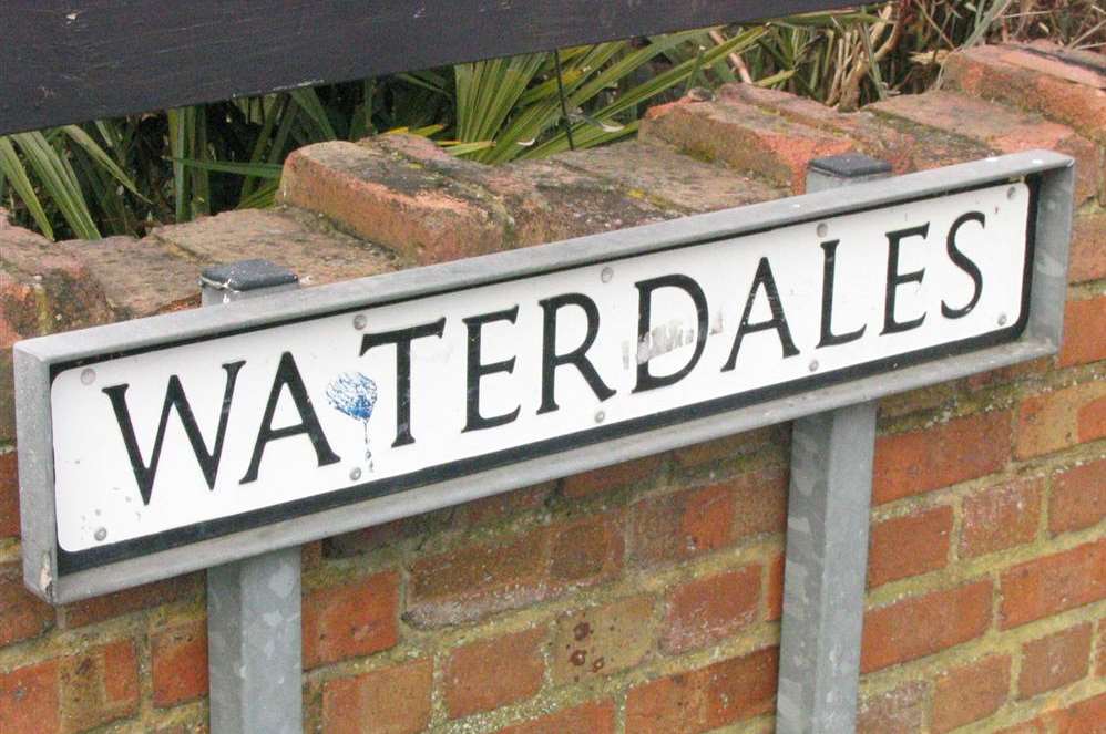 The woman was found in Waterdales in Northfleet