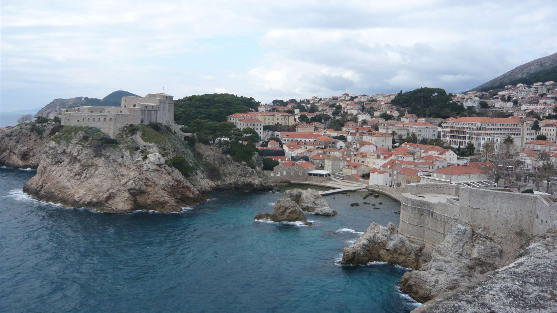 Stunning views from a tour of Dubrovnik's old city walls