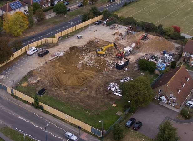 An aerial shot of the site where the Battle of Britain stood. Picture: Charly Croker
