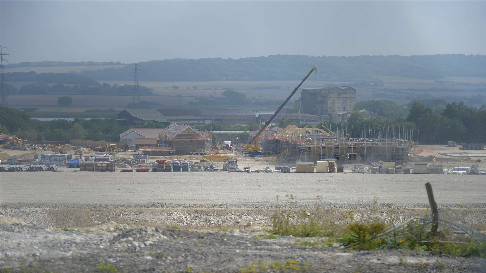 Views of the Redrow housing development taking shape on the site of the former cement works
