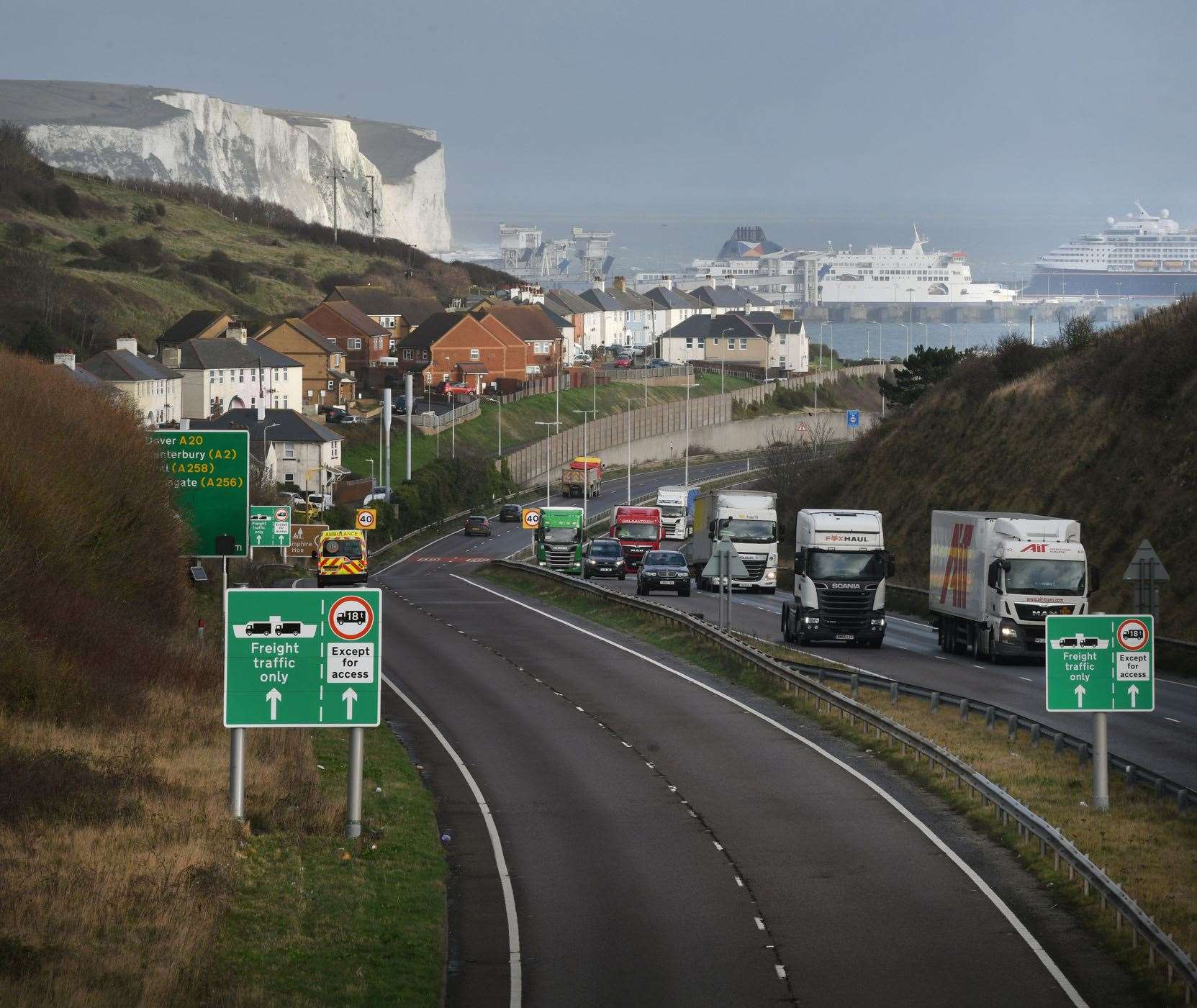 The Port of Dover is open again after travel restrictions for freight traffic were lifted