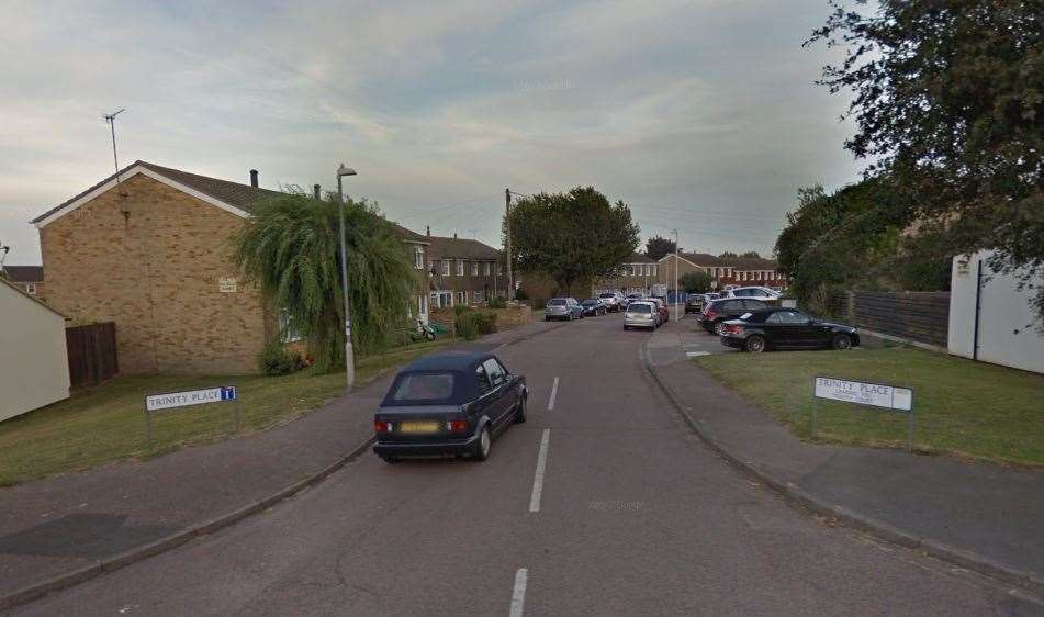 Mary Bunyan was found unconscious at her home in Trinity Place, Deal. Picture: Google