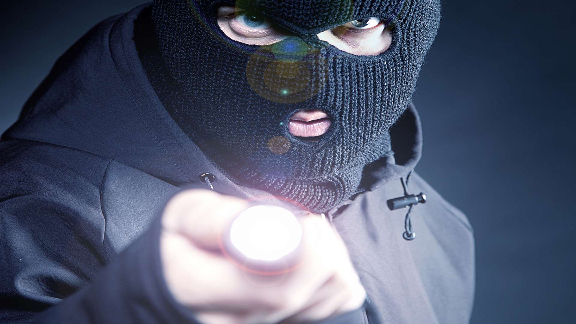 A burglar. Stock image